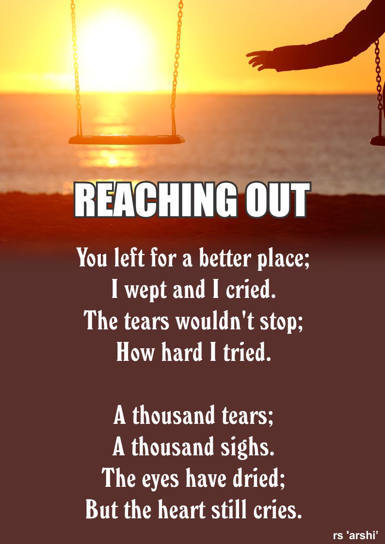 reaching out