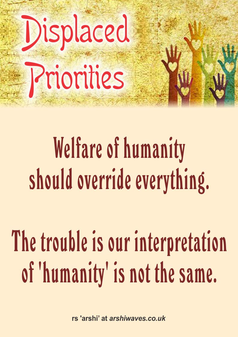 displaced-priorities