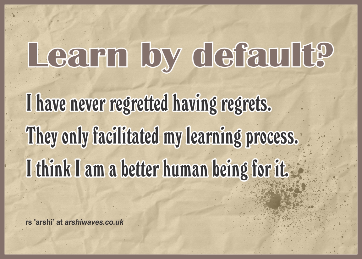 Learn by default?