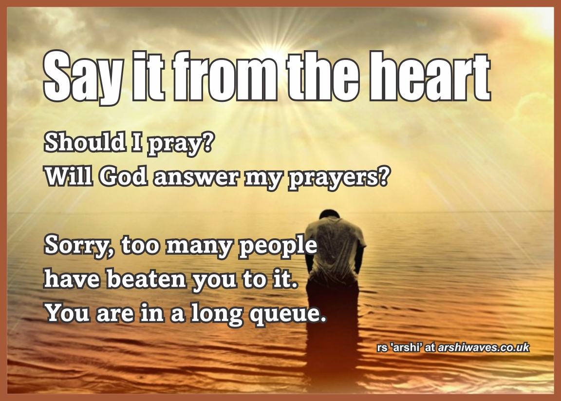 Say it from the heart
