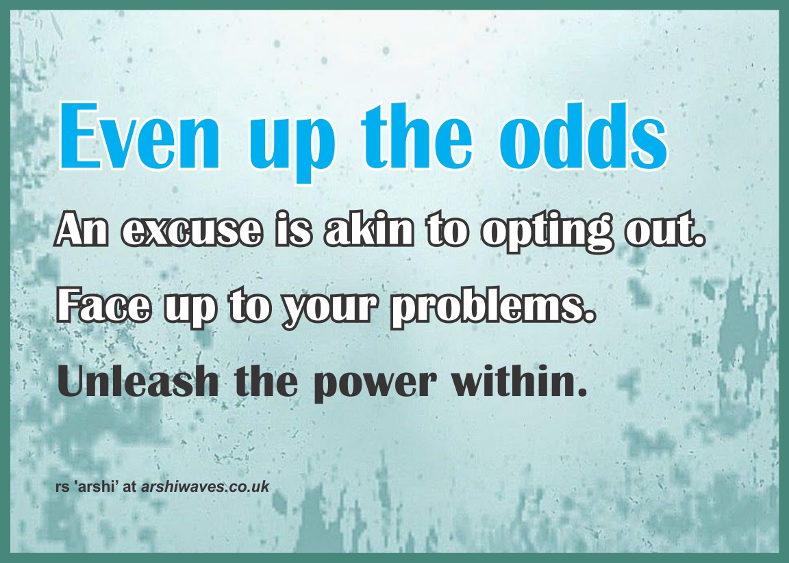 Even up the odds