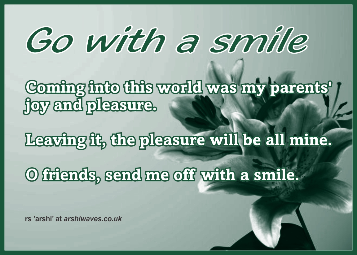 Go with a smile