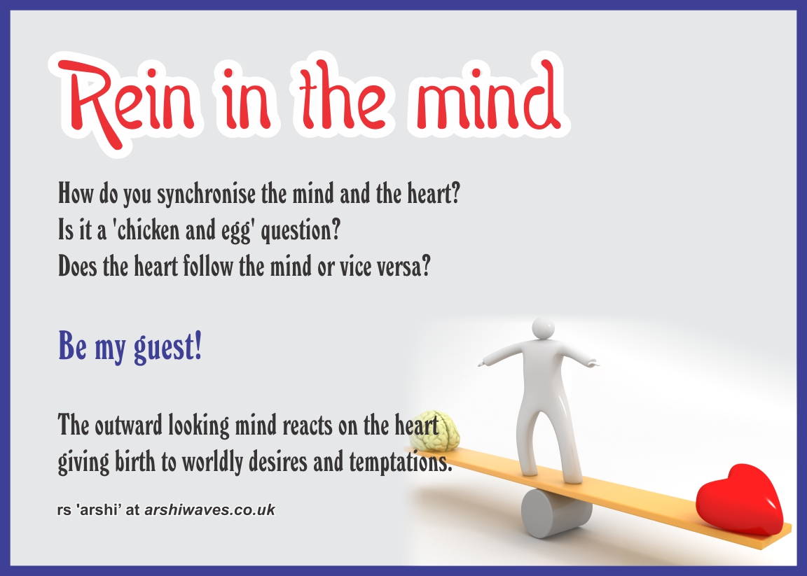 Rein in the mind