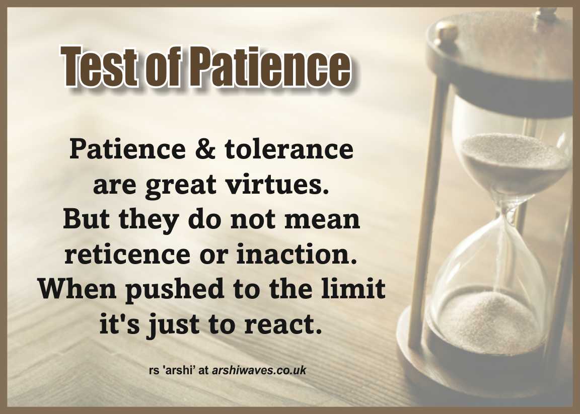Test of Patience
