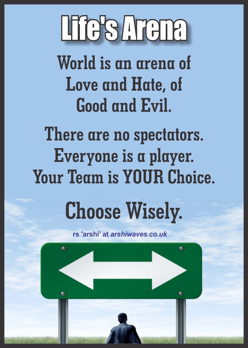 life's arena