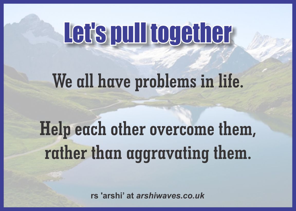 Let's Pull Together