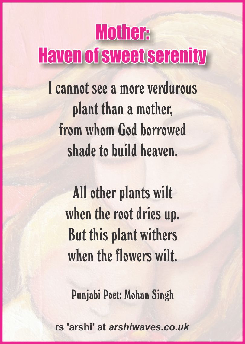 Mother Haven of sweet serenity