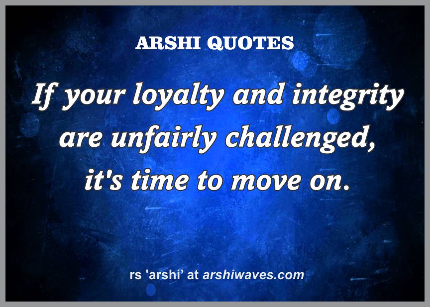 Guard your integrity