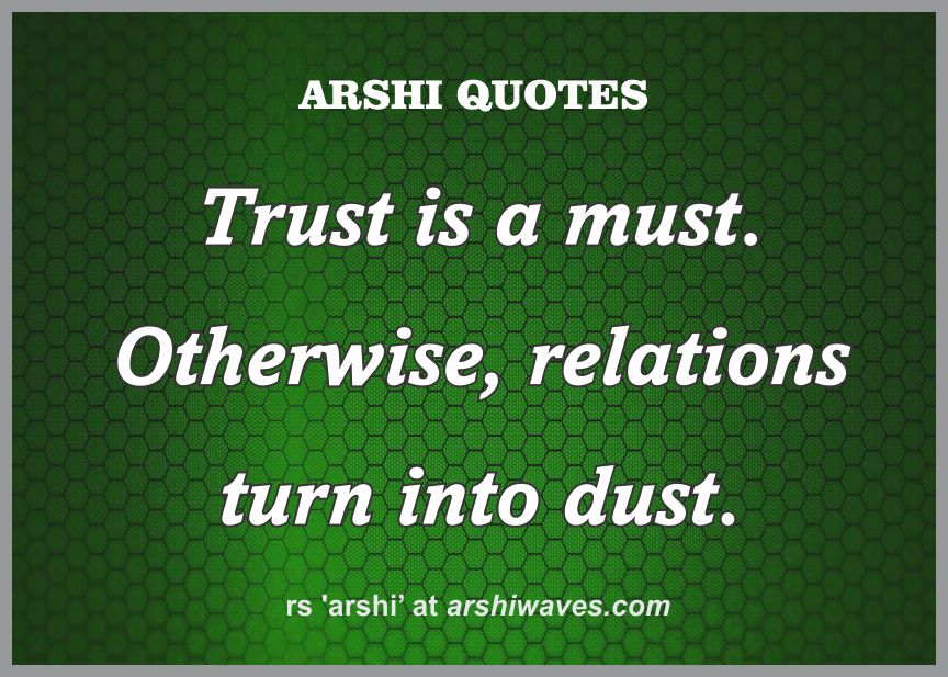 Trust is Vital