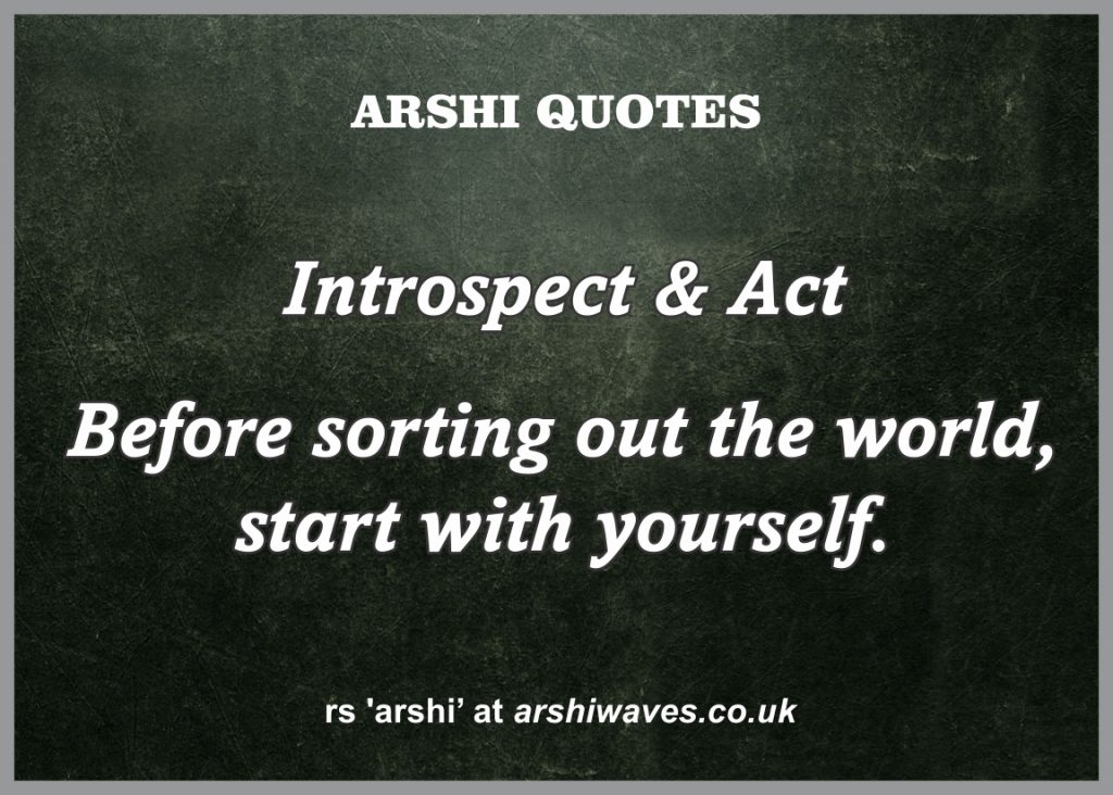 Introspect & Act